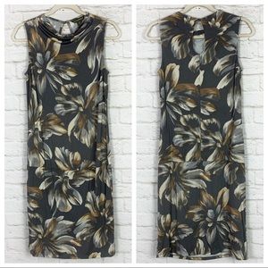 Tommy Bahama CowlNeck Floral Soft Drop Waist Dress